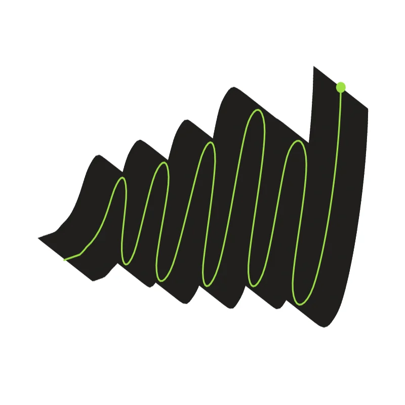 Blob B with its path
